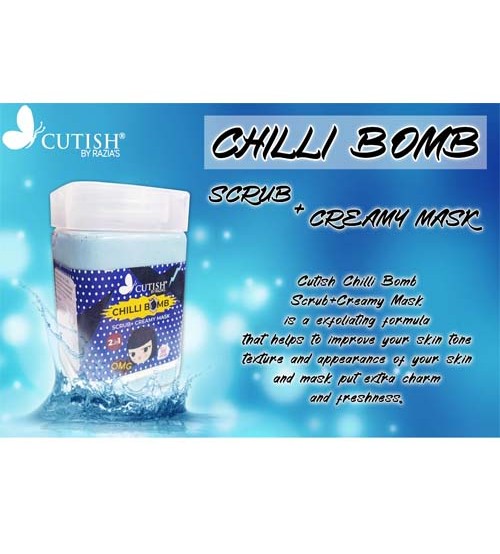 New Cutish Chilli Bomb 2in1 Scrub+Creamy Mask 300g